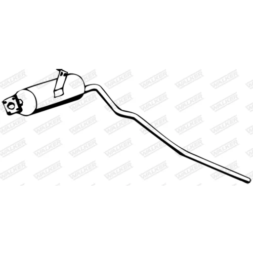Koncový tlmič výfuku WALKER 03376