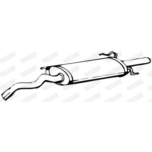 Koncový tlmič výfuku WALKER 14329