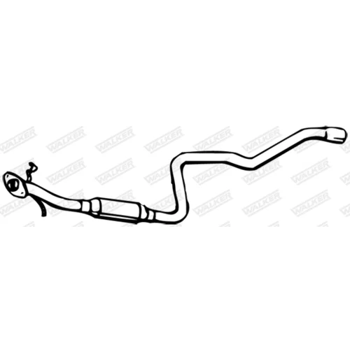 Stredný tlmič výfuku WALKER 15061