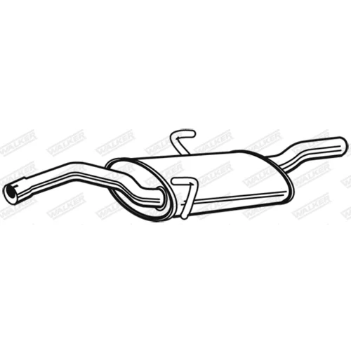 Koncový tlmič výfuku 21400 /WALKER/ - obr. 8