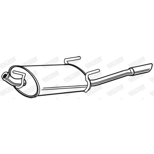 Koncový tlmič výfuku 22988 /WALKER/ - obr. 9