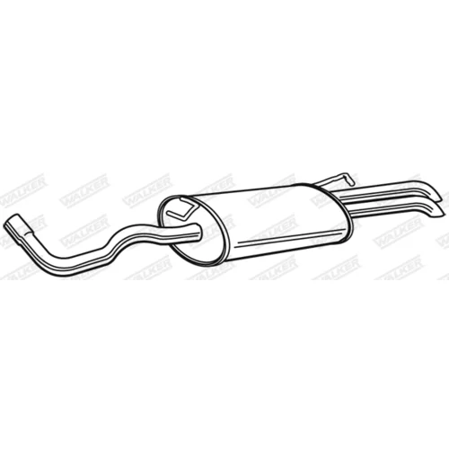 Koncový tlmič výfuku 23477 /WALKER/ - obr. 8