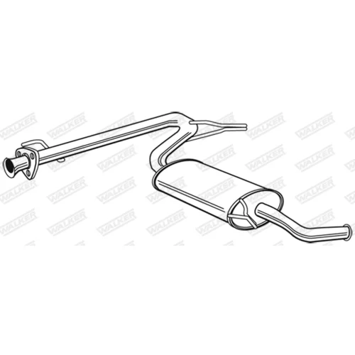 Koncový tlmič výfuku 23648 /WALKER/ - obr. 8