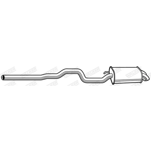 Koncový tlmič výfuku 23684 /WALKER/ - obr. 4