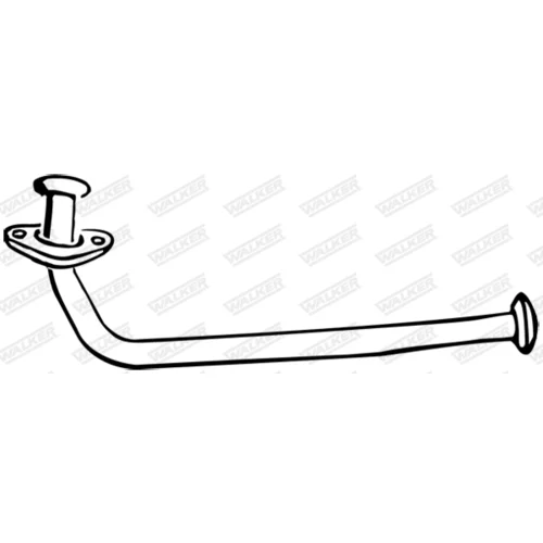 Výfukové potrubie WALKER 03485