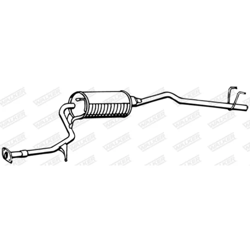 Koncový tlmič výfuku WALKER 15671