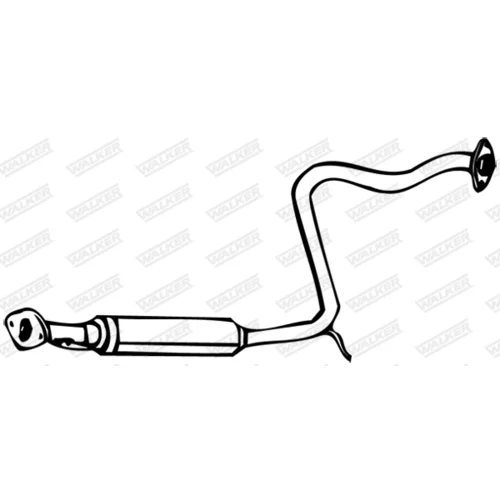 Stredný tlmič výfuku WALKER 16592