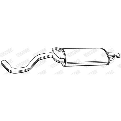 Koncový tlmič výfuku 22006 /WALKER/ - obr. 8