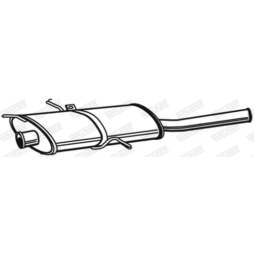 Koncový tlmič výfuku 22421 /WALKER/ - obr. 4