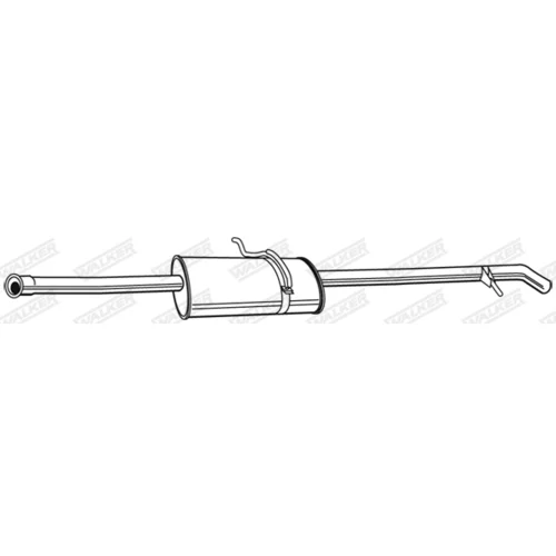 Koncový tlmič výfuku 23123 /WALKER/ - obr. 1