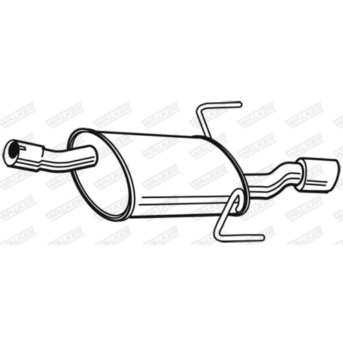 Koncový tlmič výfuku 24109 /WALKER/ - obr. 8