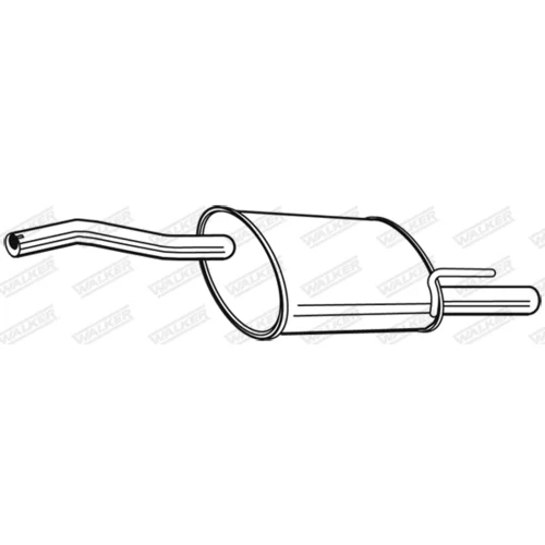 Koncový tlmič výfuku 24162 /WALKER/ - obr. 4
