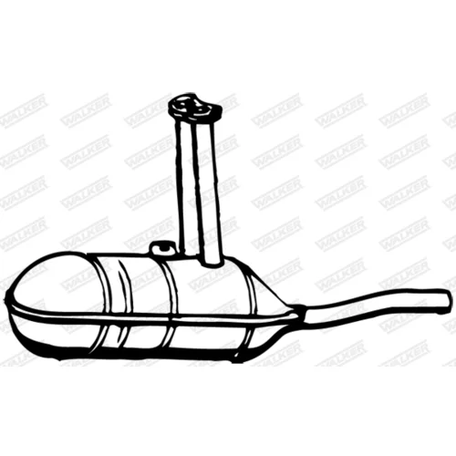 Koncový tlmič výfuku WALKER 06553