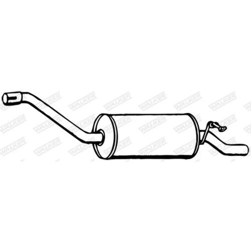 Koncový tlmič výfuku WALKER 12699