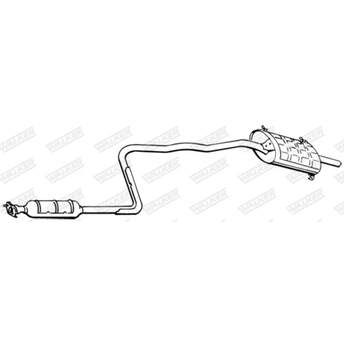 Koncový tlmič výfuku WALKER 14780