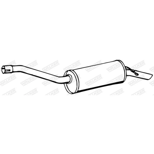 Koncový tlmič výfuku WALKER 15004