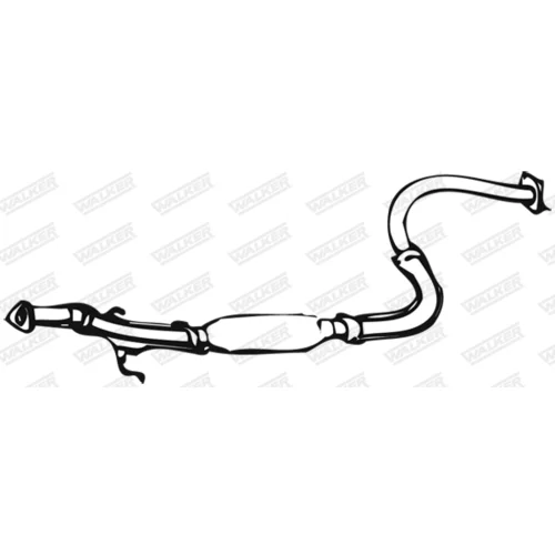 Stredný tlmič výfuku WALKER 16448