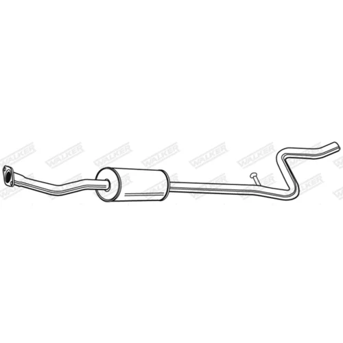 Stredný tlmič výfuku 22307 /WALKER/ - obr. 9