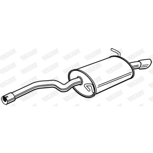 Koncový tlmič výfuku 22916 /WALKER/ - obr. 2
