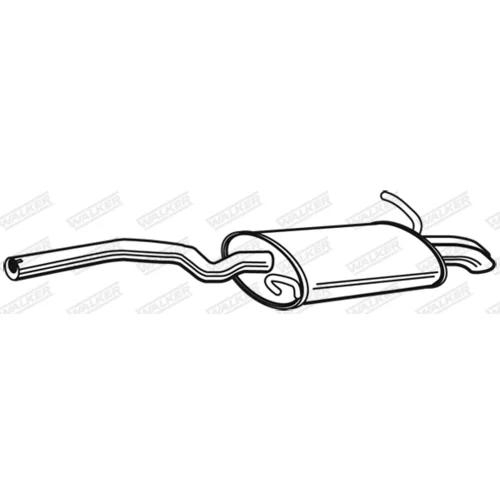 Koncový tlmič výfuku 23183 /WALKER/ - obr. 2