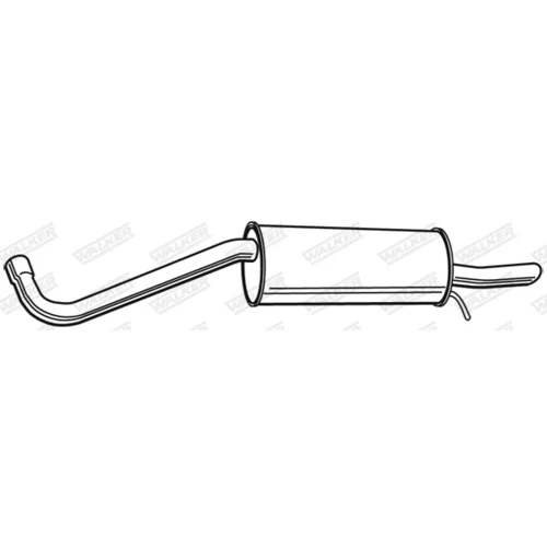 Koncový tlmič výfuku 23366 /WALKER/ - obr. 2