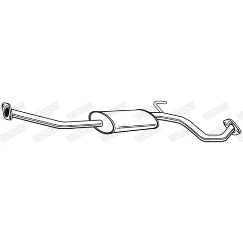 Stredný tlmič výfuku 23437 /WALKER/ - obr. 8