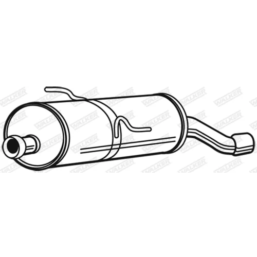 Koncový tlmič výfuku 23476 /WALKER/ - obr. 5