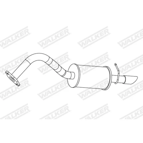 Koncový tlmič výfuku 24529 /WALKER/ - obr. 2