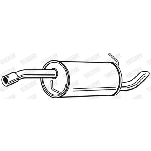 Koncový tlmič výfuku 71398 /WALKER/ - obr. 8
