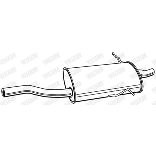 Koncový tlmič výfuku 72301 /WALKER/ - obr. 4