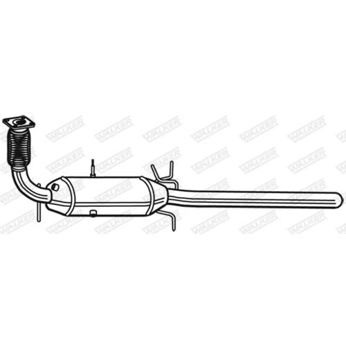 Filter sadzí/pevných častíc výfukového systému 73184 /WALKER/ - obr. 4