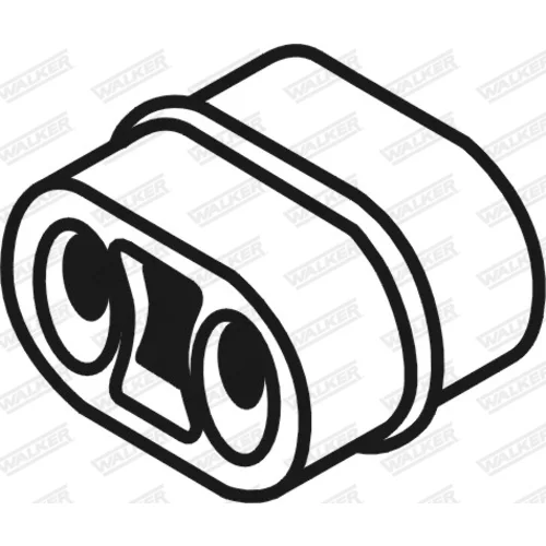 Gumový popruh pre výfukový systém 80622 /WALKER/ - obr. 2