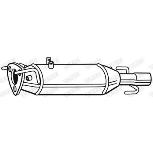 Filter sadzí/pevných častíc výfukového systému 93164 /WALKER/ - obr. 4
