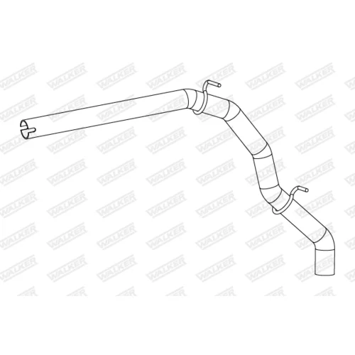 Výfukové potrubie WALKER 10805