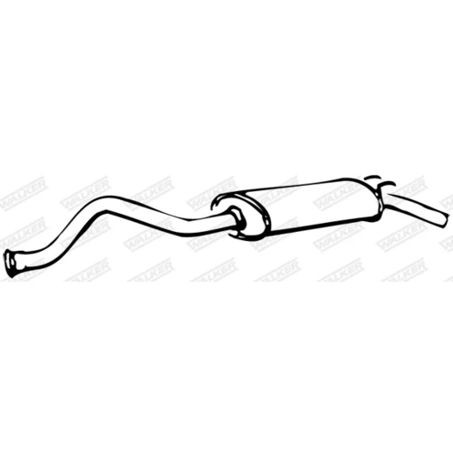 Koncový tlmič výfuku WALKER 12788