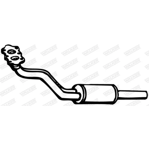 Predný tlmič výfuku WALKER 13348