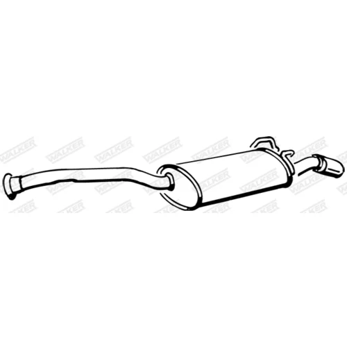 Koncový tlmič výfuku WALKER 17208