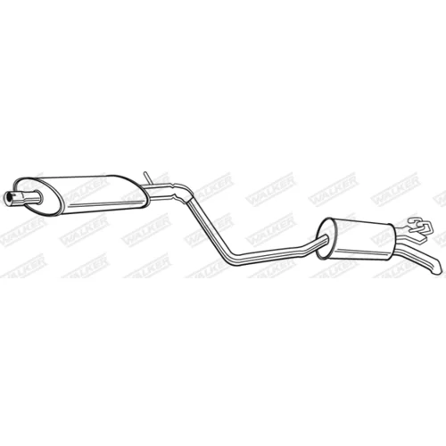 Koncový tlmič výfuku 21087 /WALKER/ - obr. 4