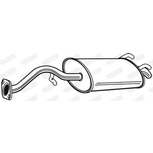 Koncový tlmič výfuku 22073 /WALKER/ - obr. 8