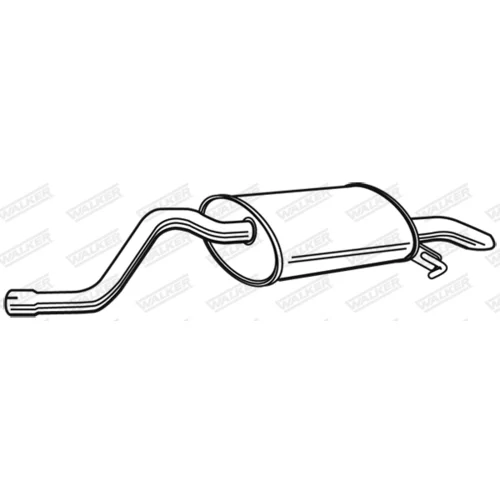 Koncový tlmič výfuku WALKER 22105