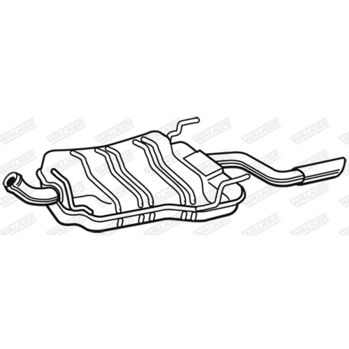 Koncový tlmič výfuku 22594 /WALKER/