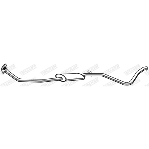 Stredný tlmič výfuku 22890 /WALKER/ - obr. 8