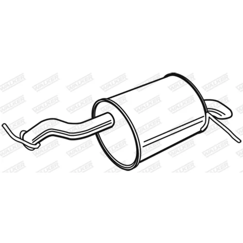 Koncový tlmič výfuku 22984 /WALKER/ - obr. 8