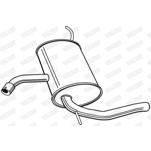 Koncový tlmič výfuku 23261 /WALKER/ - obr. 4