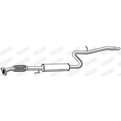 Stredný tlmič výfuku 23323 /WALKER/ - obr. 4