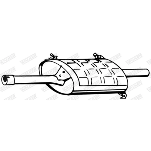 Koncový tlmič výfuku 23378 /WALKER/ - obr. 8