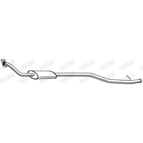 Stredný tlmič výfuku 23557 /WALKER/ - obr. 4