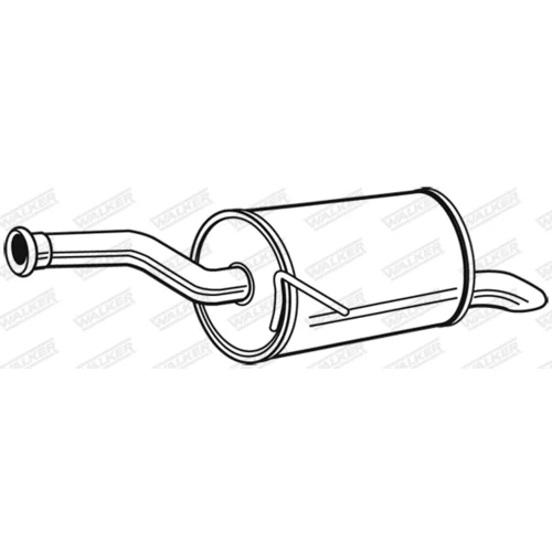 Koncový tlmič výfuku 23678 /WALKER/ - obr. 8