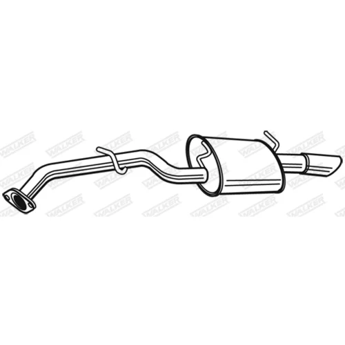 Koncový tlmič výfuku 23900 /WALKER/ - obr. 9