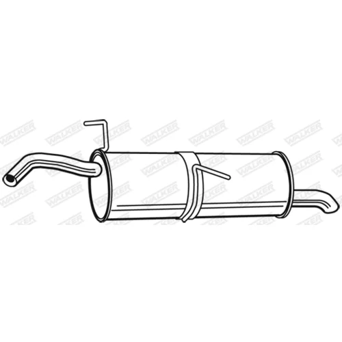 Koncový tlmič výfuku 24125 /WALKER/ - obr. 4